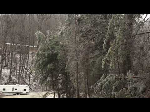 02-18-2021 Roanoke Area, VA - Ice Storm Limits Travel