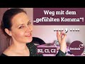 Kommasetzung Im Deutschen Weg Mit Dem Gefühlten Komma Deutsch B2 C1 C2