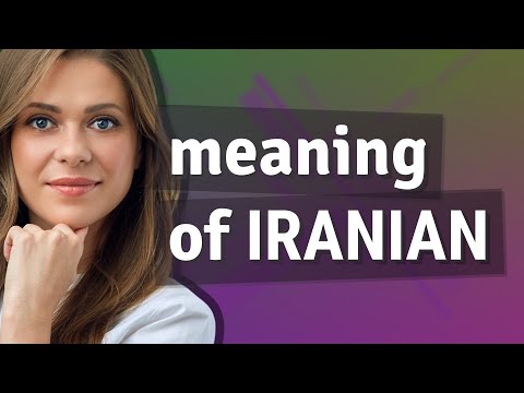 Iranian | meaning of Iranian