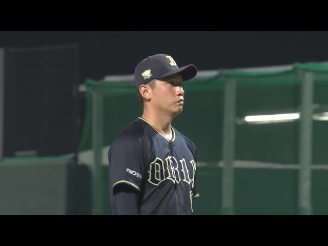 【ファーム】 バファローズ・吉田凌 10回裏を3者凡退に抑え両軍無得点の引き分けに!!   2023年7月21日 福岡ソフトバンクホークス 対 オリックス・バファローズ