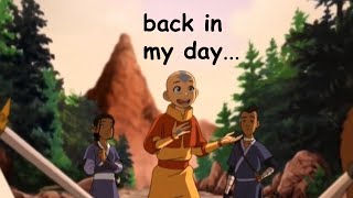 aang being an old man