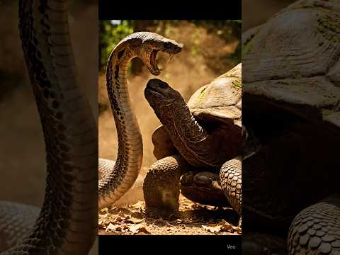 “The Fearless Tortoise vs the Venomous Snake!”  #snake #animal #nature #trending #tools #shorts #USA