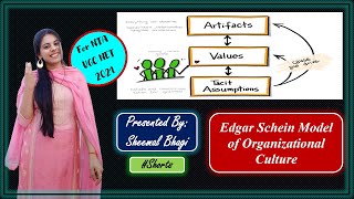 Edgar Schein Model of Organizational Culture | UGC NET 2021 | Sheemal Bhagi #Shorts