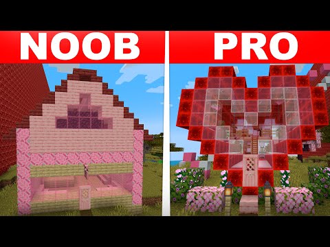 Cupid's House Build Battle: Noob Vs Pro