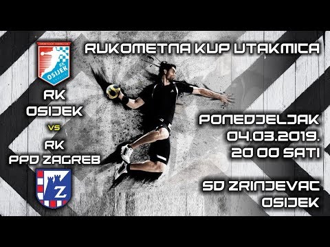 Rukometna kup utakmica RK Osijek vs PPD Zagreb