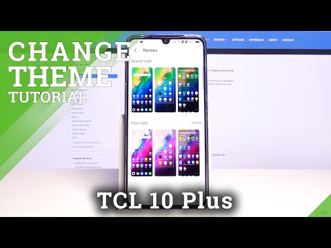 TCL 10 Plus – Personalize Display & Change Device Theme