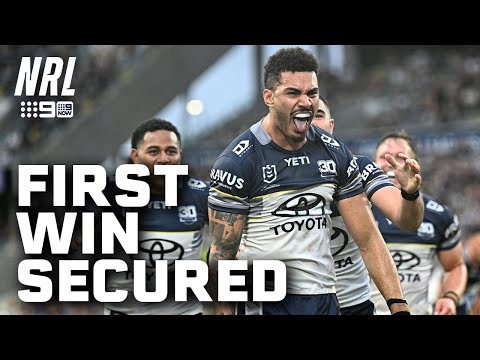 Cowboys secure their first win of the 2025 season: NRL Presser | NRL on Nine