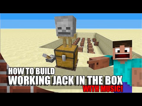 How To Build - Working Jack In The Box In Minecraft! (WITH MUSIC!)