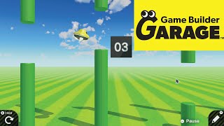 I made  Flappy Bird  in Game Builder Garage + Is G