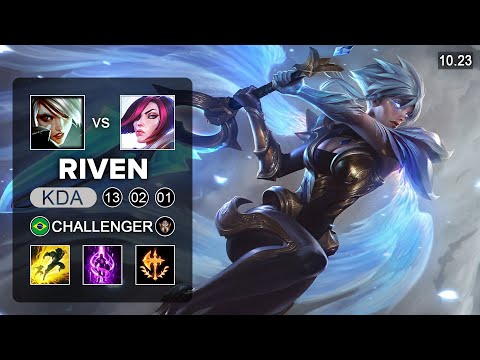 Riven vs Fiora Top  - BR Challenger Patch 10 23