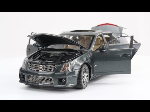 Cadillac CTS-V 1/18 Gain Corp - unbox and review