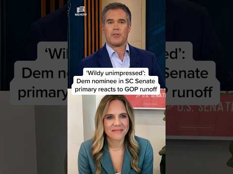 'Wildly unimpressed': Dem nominee in SC Senate primary reacts to GOP runoff
