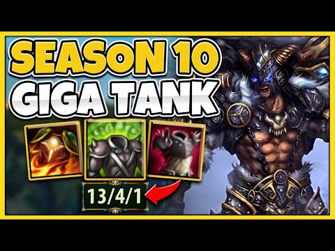 #1 TRYNDAMERE WORLD THIS IS THE ULTIMATE TANK BUILD FOR SEASON 10! - League of Legends