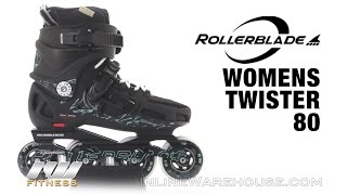 Відео огляд жіночих фріскейт роликів Rollerblade twister 80 w 2014 (англійською)