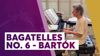 Chick Practices Bartók’s Bagatelles No. 6