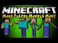 More Player Models 2 для Minecraft видео 2