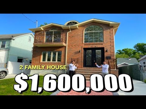 Touring a $1.6 Million Dollar | 2 Family House | New York City