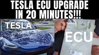 TESLA ECU UPGRADE IN 20 MINUTES!!! MODEL 3/MODEL Y - ELECTRONIC CONTROL UNITS + CCS1 ADAPTER