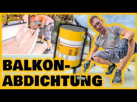 BALKONABDICHTUNG SELBER MACHEN mit SIKAFLOOR-405 | Home Build Solution