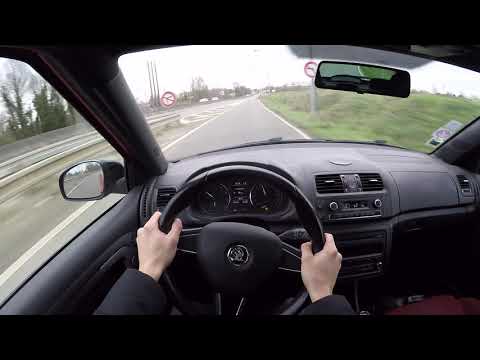 Skoda Fabia II 1.2 TSI (2014) - POV Drive