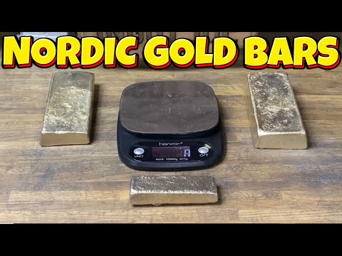 Nordic Gold Bars - Trash To Treasure - Home Furnace - ASMR - Devil Forge