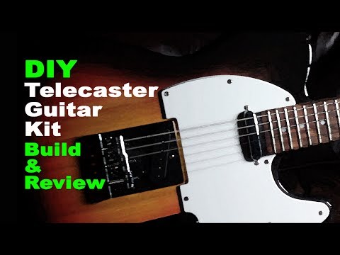 DIY Telecaster Guitar Kit-  Build and Review!