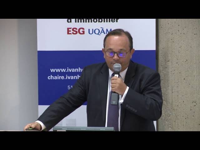 Acfas 2016: Colloque 497 en immobilier – Frank Hovorka, Initiative Finance du Programme des Nations Unies pour l&rsquo;Environnement