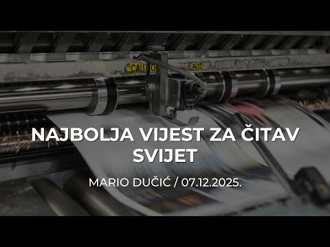 Mario Dučić - Najbolja vijest za čitav svijet
