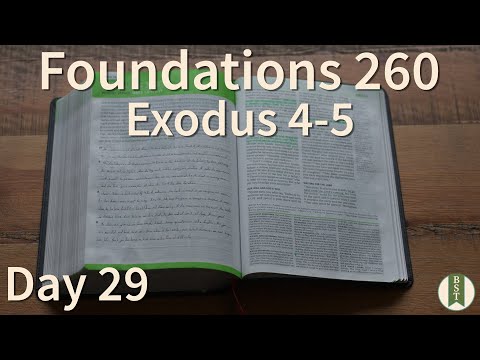 F260 Day 29: Exodus 4-5 [Bible Study Minute]