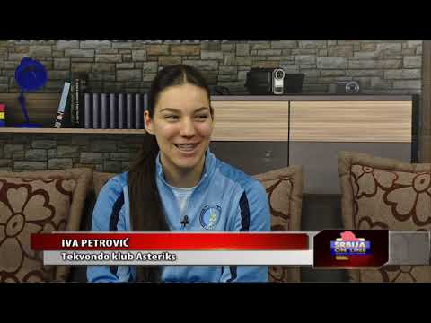 Državni prvak u tekvondou: Iva Petrović, Tekvodno klub Asteriks (Srbija online TVKCN 26.3.2024)