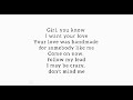 shape of you : Ed Sheeran ( lyrics video )