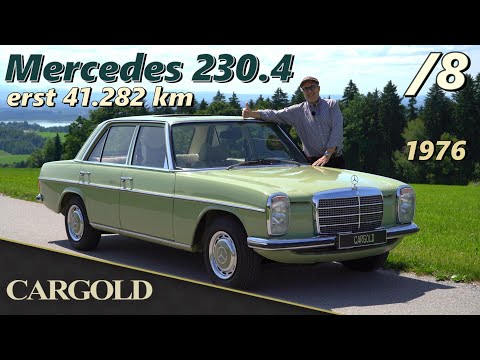 Mercedes 230.4 /8, 1976, ein Auto für die Ewigkeit!  Originalzustand mit erst 41.282 km!