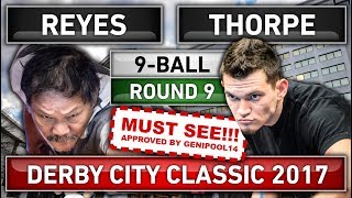 Efren Bata Reyes v Billy Thorpe ᴴᴰ Derby City Classic 2017 Round 9 [New 2017 Match]
