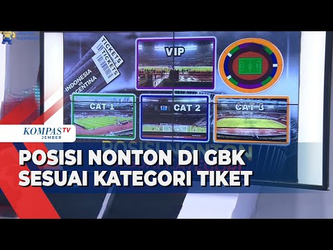 Mau Nonton Laga Timnas Lawan Argentina? Begini Posisi Nonton Stadion GBK Sesuai Kategori Tiket