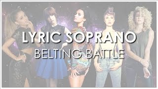 Lyric Sopranos&#39; Studio Belting Battle!