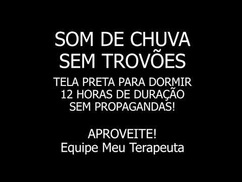 Som de CHUVA PESADA para relaxar, dormir e vencer a insônia - 12 HORAS - SEM PROPAGANDAS