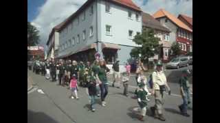 preview picture of video 'Schützenumzug Sankt Andreasberg 2012'