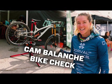UCI World Cup Downhill Bike Check - Cam Balanche's Commencal DH Supreme
