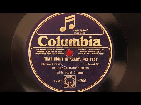 Denza Dance Band (Leo Reisman) - That Night in Araby