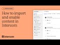 How To Add Enable Knowledge Sources In Intercom
