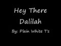 Hey There Delilah-Lyrics 