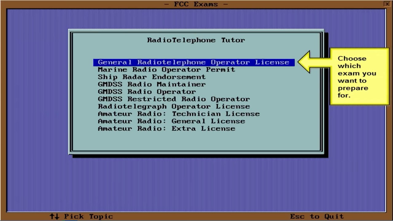 Radiotelephone Tutor Video Guide