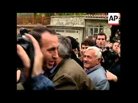 Former Kosovo PM freed of war crimes charges returns home