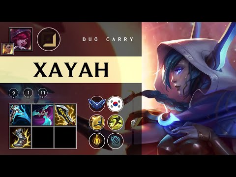 Xayah ADC vs Sivir - KR Diamond Patch 25.24