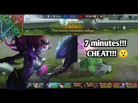 CHEAT that make enemy surrender in 7 minutes Mobile Legends Bang Bang Video