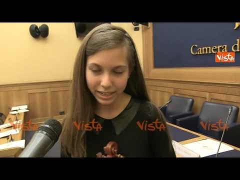 CLARISSA BEVILACQUA, VIOLINISTA PRODIGIO, ALLA CAMERA: UN ONORE PER ME