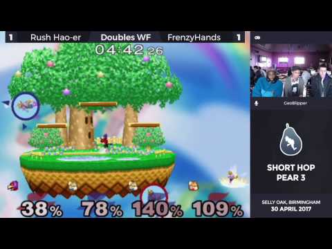 Short Hop Pear 3 Doubles - Winners Finals - Hao + MNOLTH vs Frenzy + Baconhands