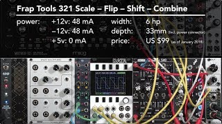 Video thumbnail for Frap Tools 321 Scale + Flip + Shift + Combine (LMS: Eurorack Expansion) by Chris Meyer: Learning Modular + Alias Zone
