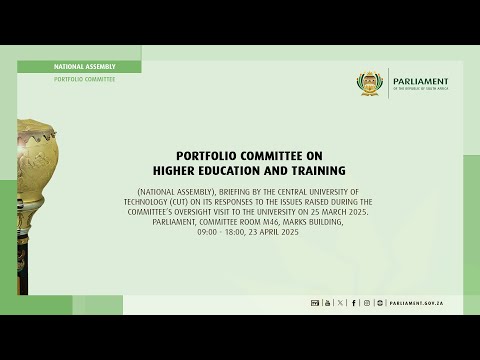 Portfolio Committee on Higher Education and Training, 23 April 2025