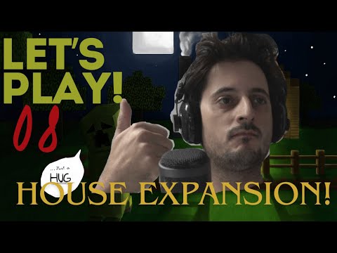 HOUSE EXTENSION NUMBER 1! Let's Play Minecraft Episode 8!